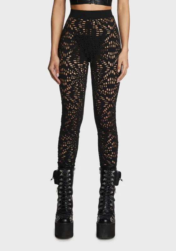 Future Light Cut-Out Leggings sold by Dolls Kill