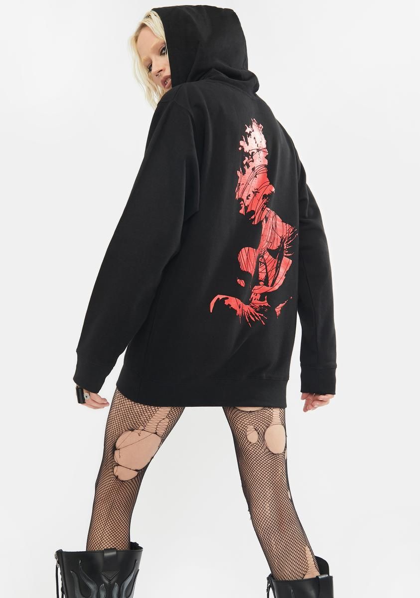 Distortions Pullover Hoodie sold by Dolls Kill product image thumbnail 2