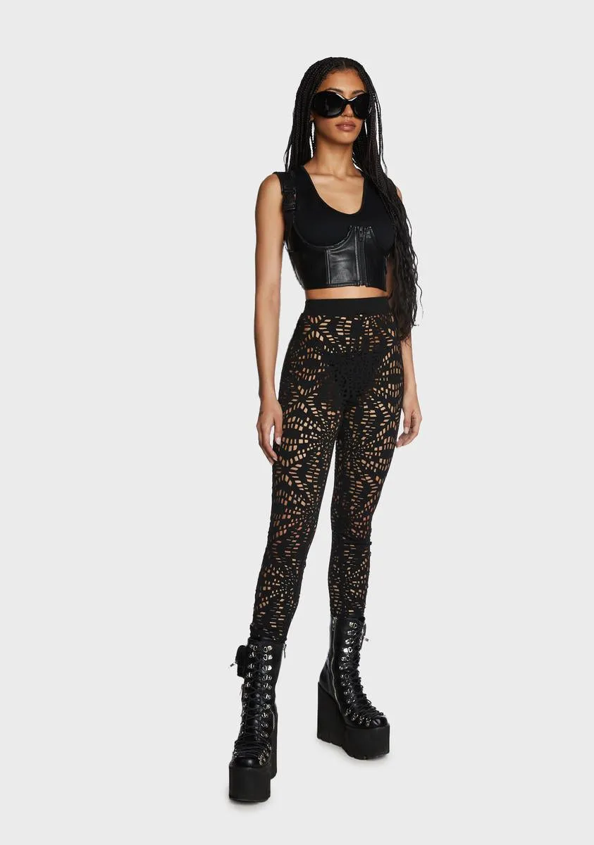 Future Light Cut-Out Leggings sold by Dolls Kill product image thumbnail 5