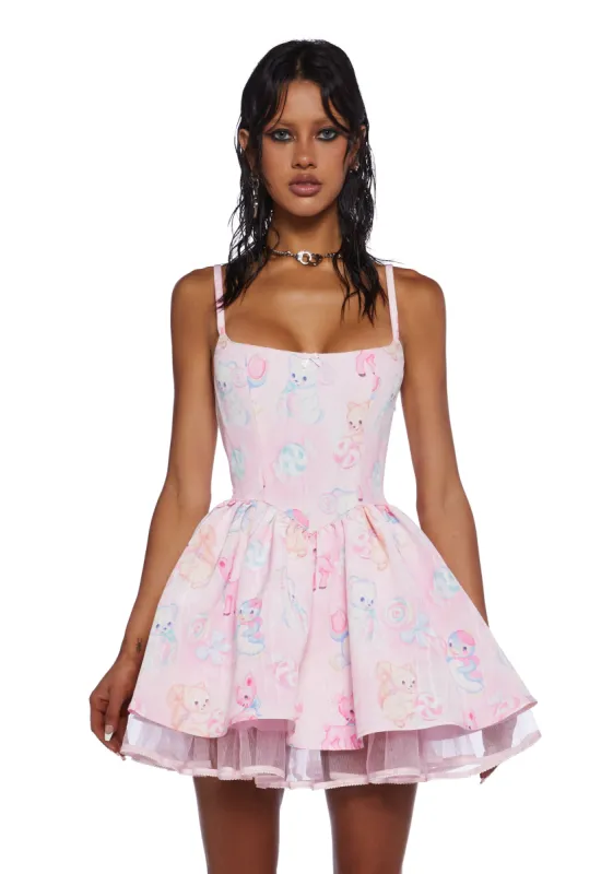 Magic Moves Corset Dress - Candy Cravers sold by Dolls Kill