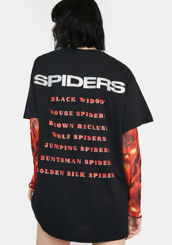 Spider Graphic Tee sold by Dolls Kill