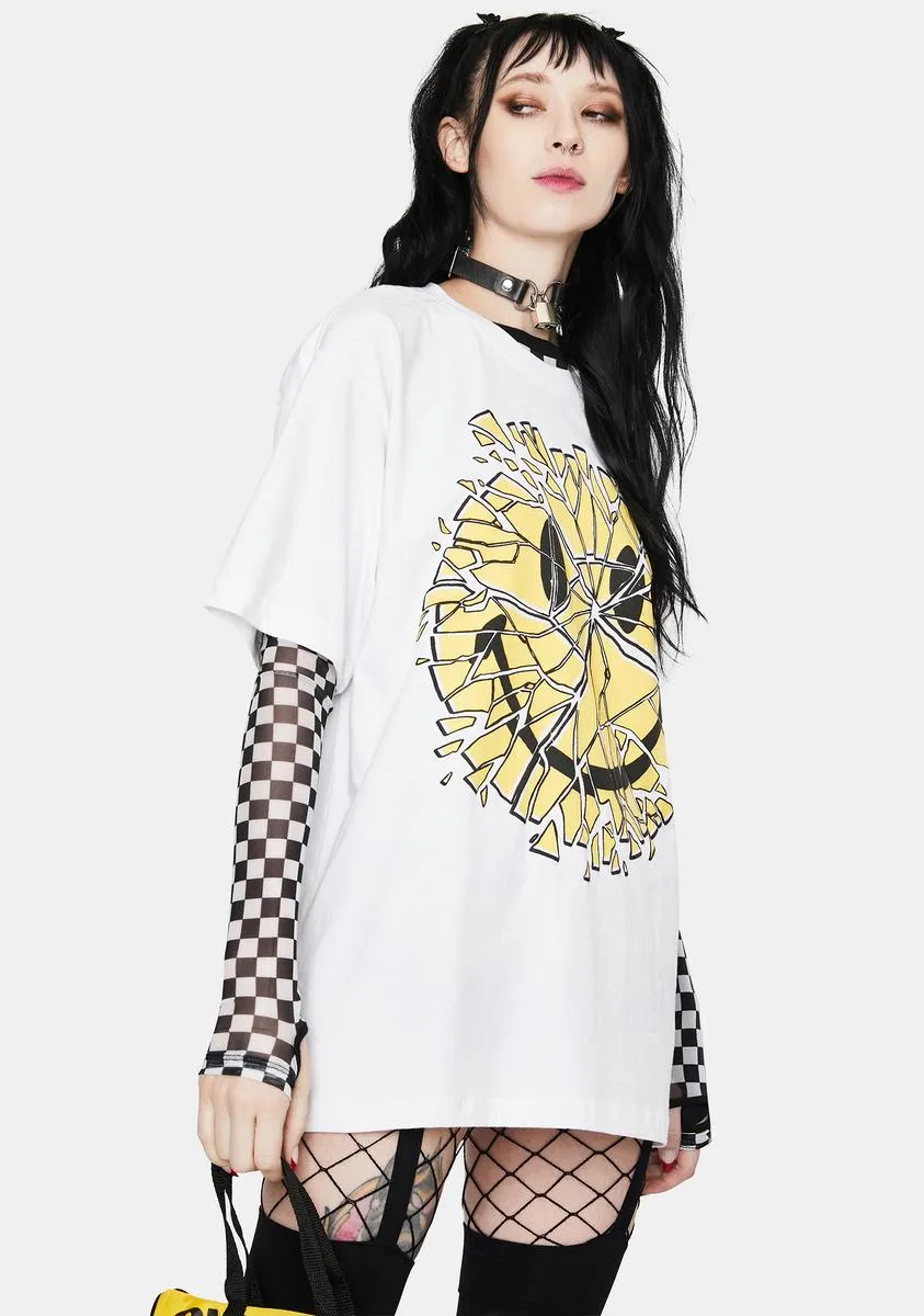 Smiley Glass Graphic Tee sold by Dolls Kill product image thumbnail 2