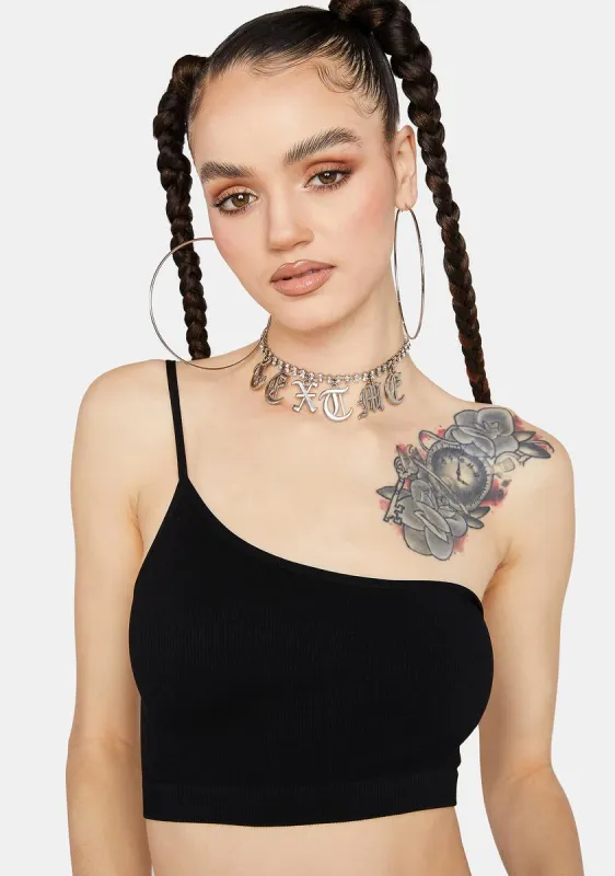 On My Terms Crop Top sold by Dolls Kill