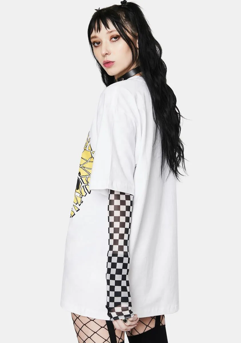 Smiley Glass Graphic Tee sold by Dolls Kill product image thumbnail 4