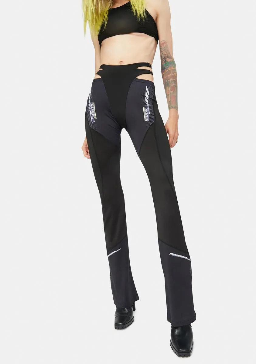Speed Racer Flare Pants sold by Dolls Kill