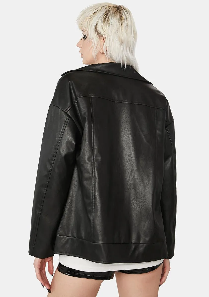 Consume Me Vegan Leather Jacket sold by Dolls Kill product image thumbnail 4