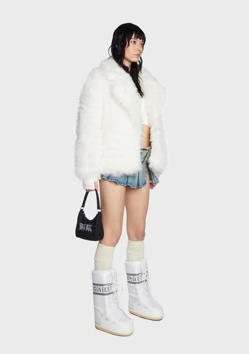 Omg Cute Reversible Faux Fur Puffer Jacket sold by Dolls Kill product image thumbnail 2