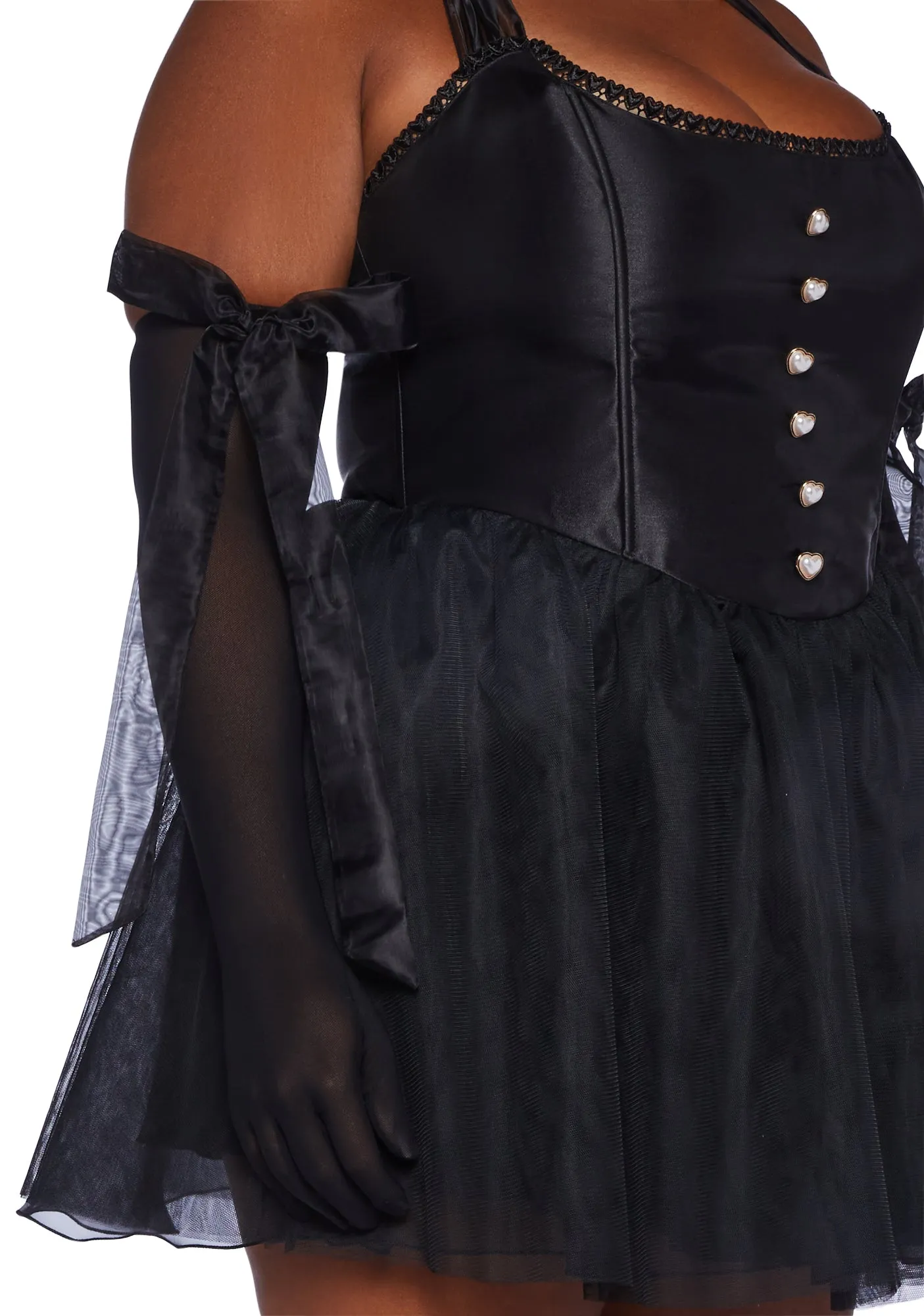 Plus Dream Of You Mini Dress - Black sold by Dolls Kill product image thumbnail 5