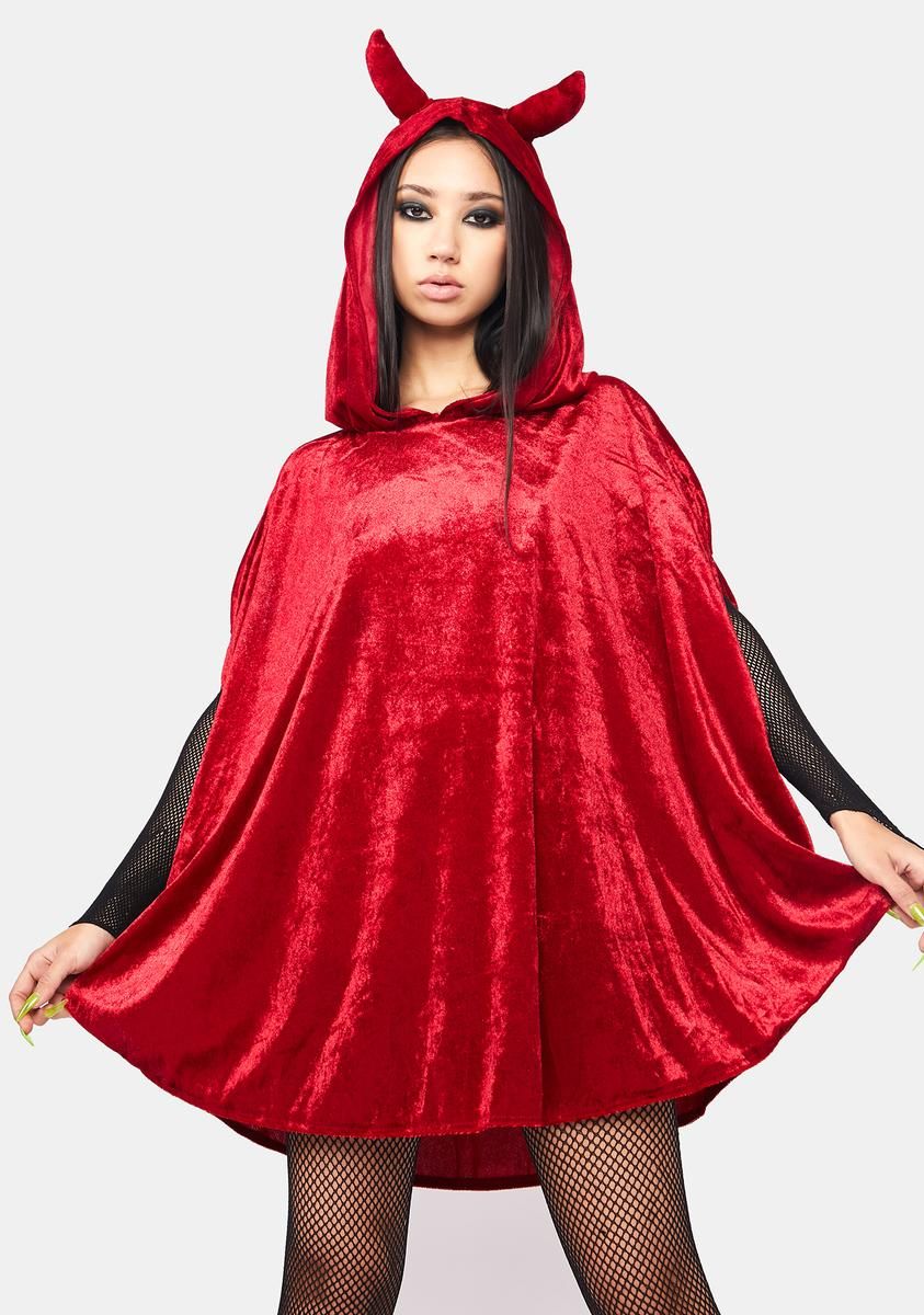 Hell Yeah Costume Poncho sold by Dolls Kill
