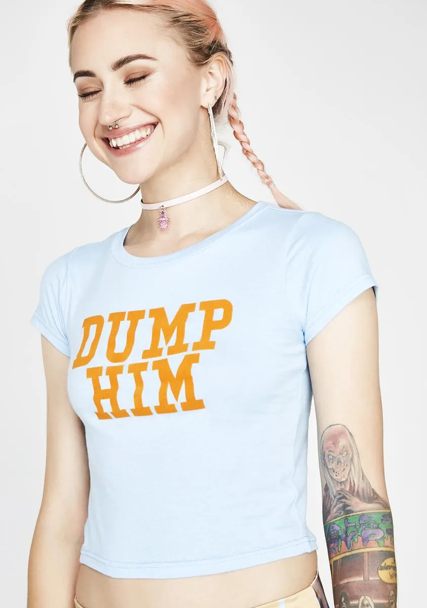 Dump Him Cropped Tee sold by Dolls Kill product image thumbnail 3
