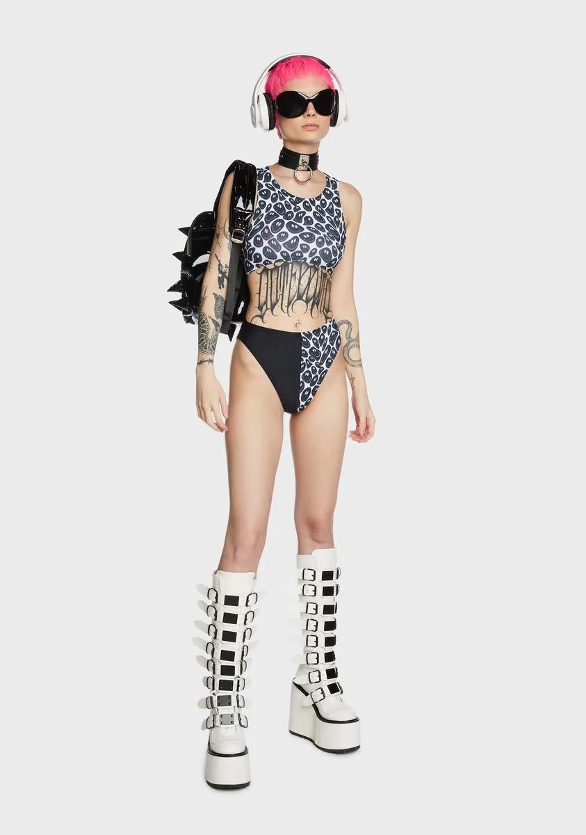 Smiley Underboob Top sold by Dolls Kill product image thumbnail 5