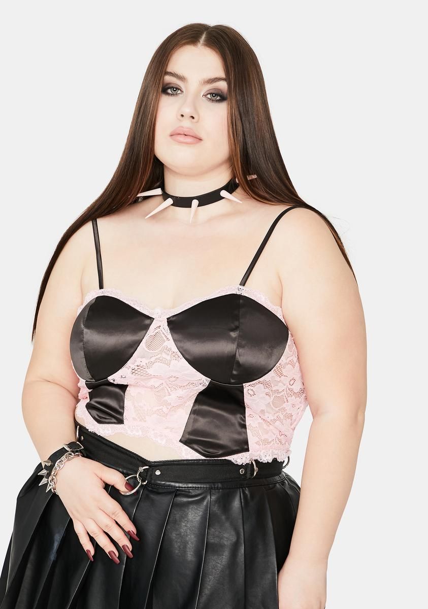 My Desire For You Lace Bustier Top sold by Dolls Kill