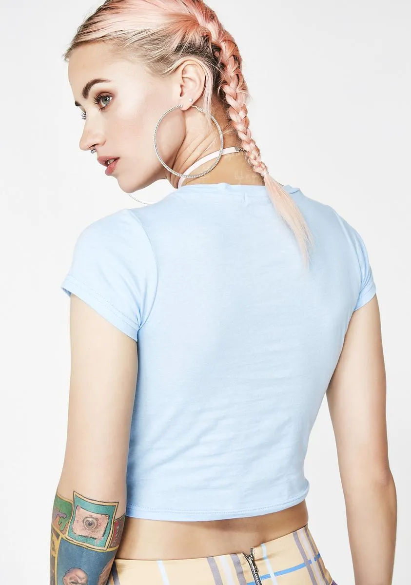 Dump Him Cropped Tee sold by Dolls Kill product image thumbnail 4