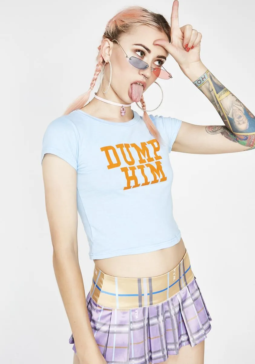 Dump Him Cropped Tee sold by Dolls Kill product image thumbnail 2