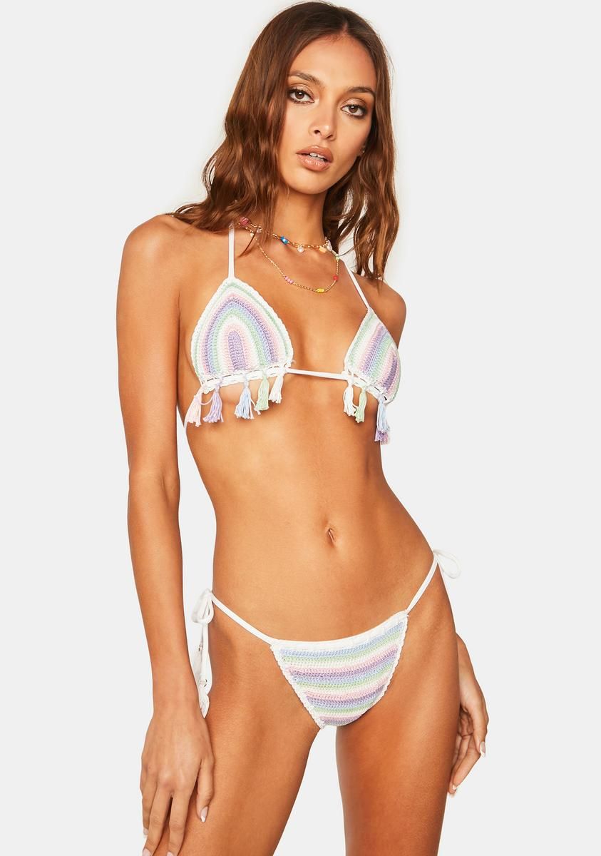 Trinidad Crochet Bikini Set sold by Dolls Kill