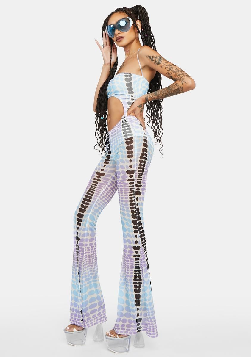 Universal Dweller Mesh Flares sold by Dolls Kill product image thumbnail 2