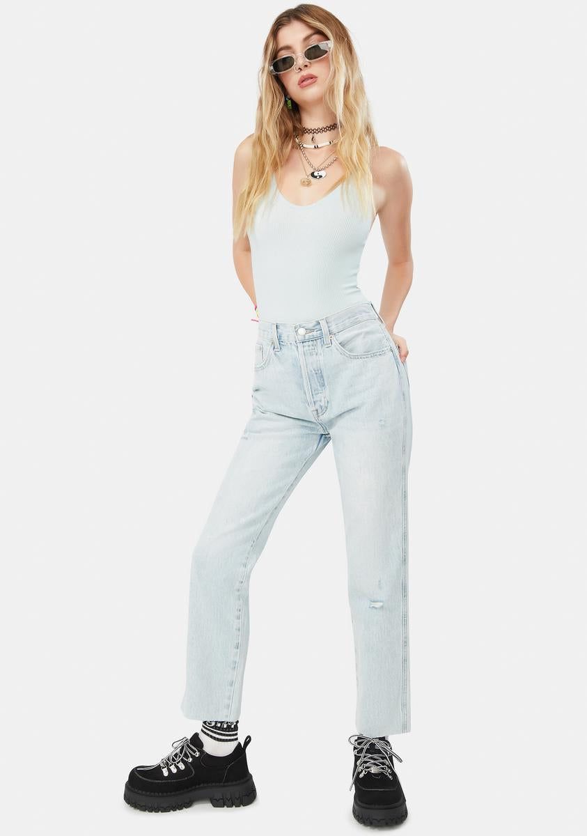 Surf Strappy Back Thong Bodysuit sold by Dolls Kill product image thumbnail 3