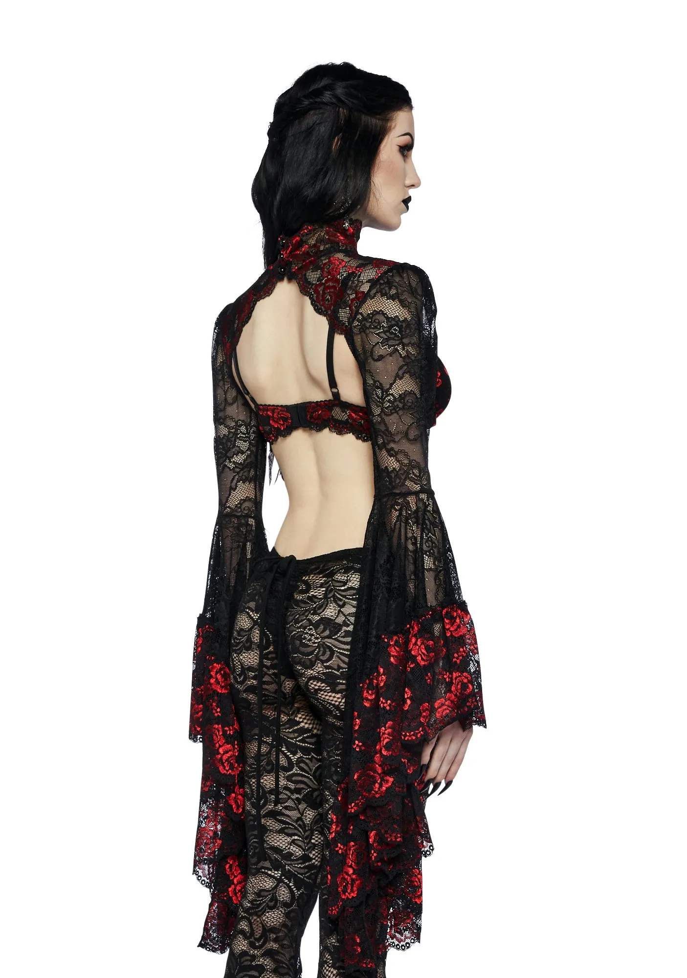 Gothic Fires Lace Shrug sold by Dolls Kill product image thumbnail 4