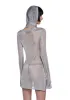 Tempo Metallic Knit Mini Dress sold by Dolls Kill