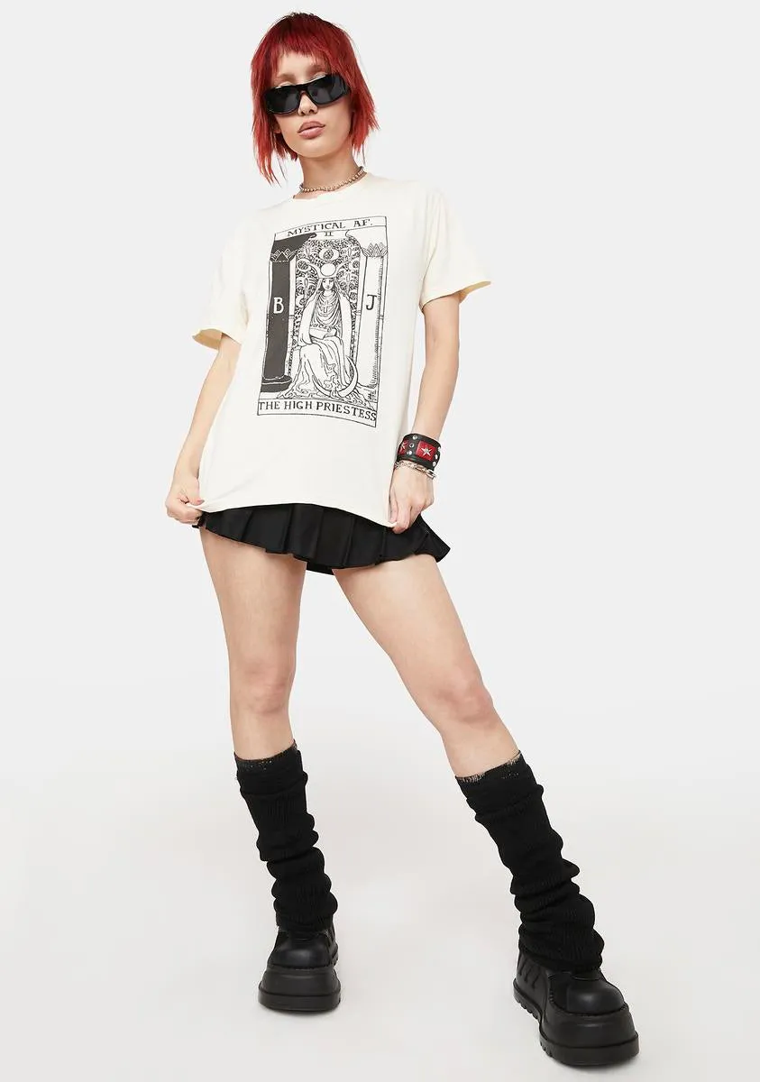 Mystical AF Tarot Card Graphic Tee sold by Dolls Kill product image thumbnail 3