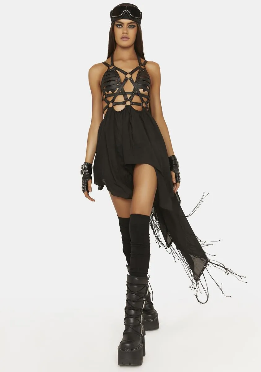 Dark Celestial Ringmaster Mini Dress sold by Dolls Kill product image thumbnail 4