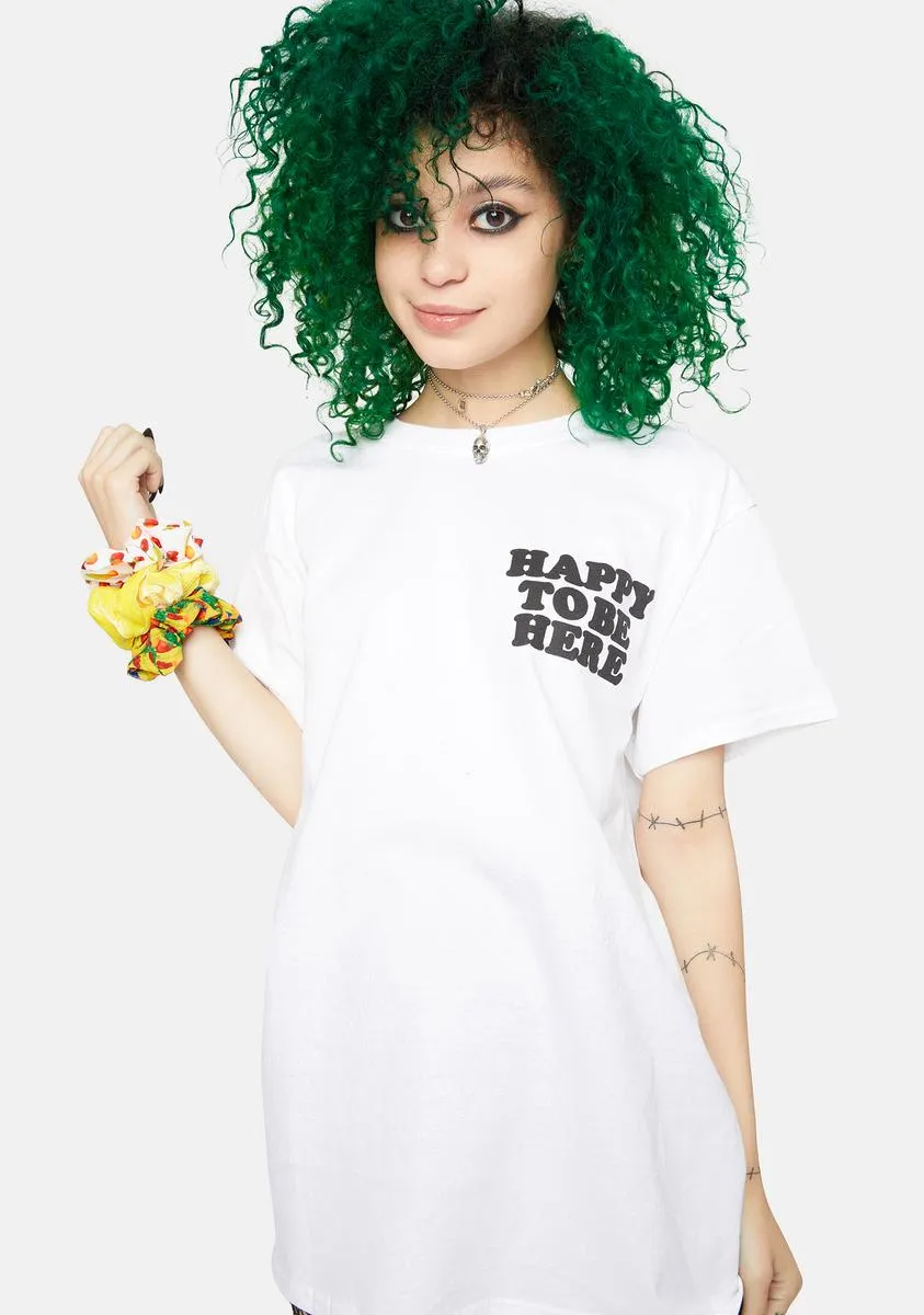 Happy To Be Here Graphic Tee sold by Dolls Kill product image thumbnail 4