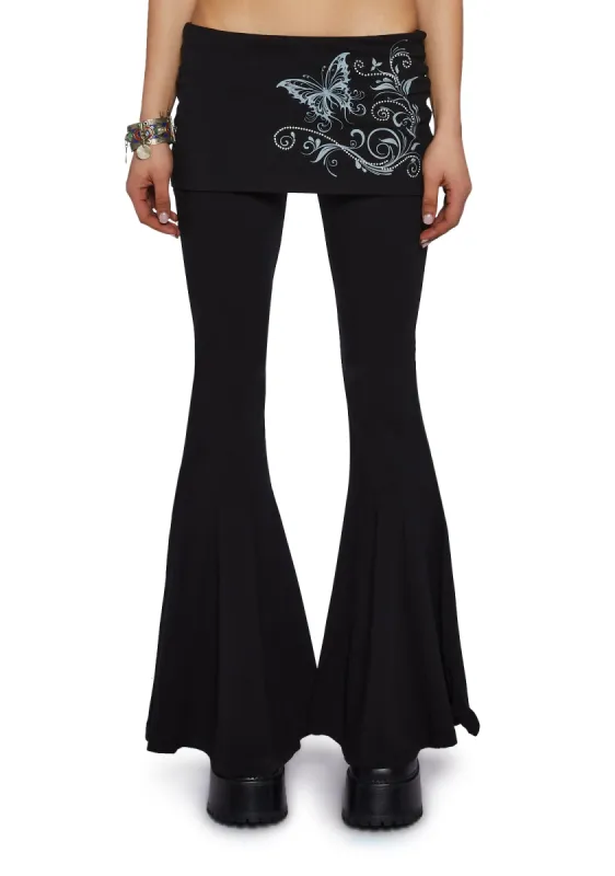 Passion Bloom Flare Pants sold by Dolls Kill