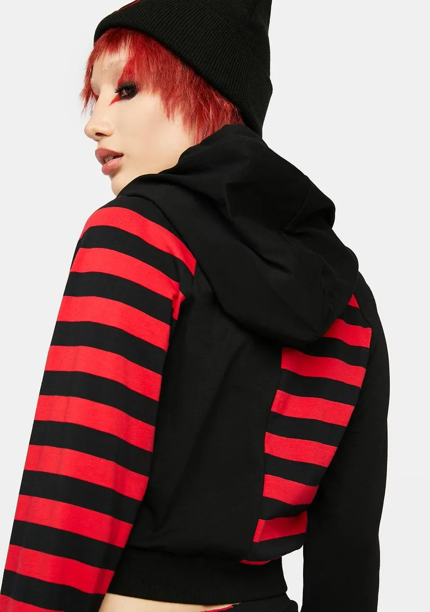 Psych 'Em Out Two Tone Hoodie sold by Dolls Kill product image thumbnail 4