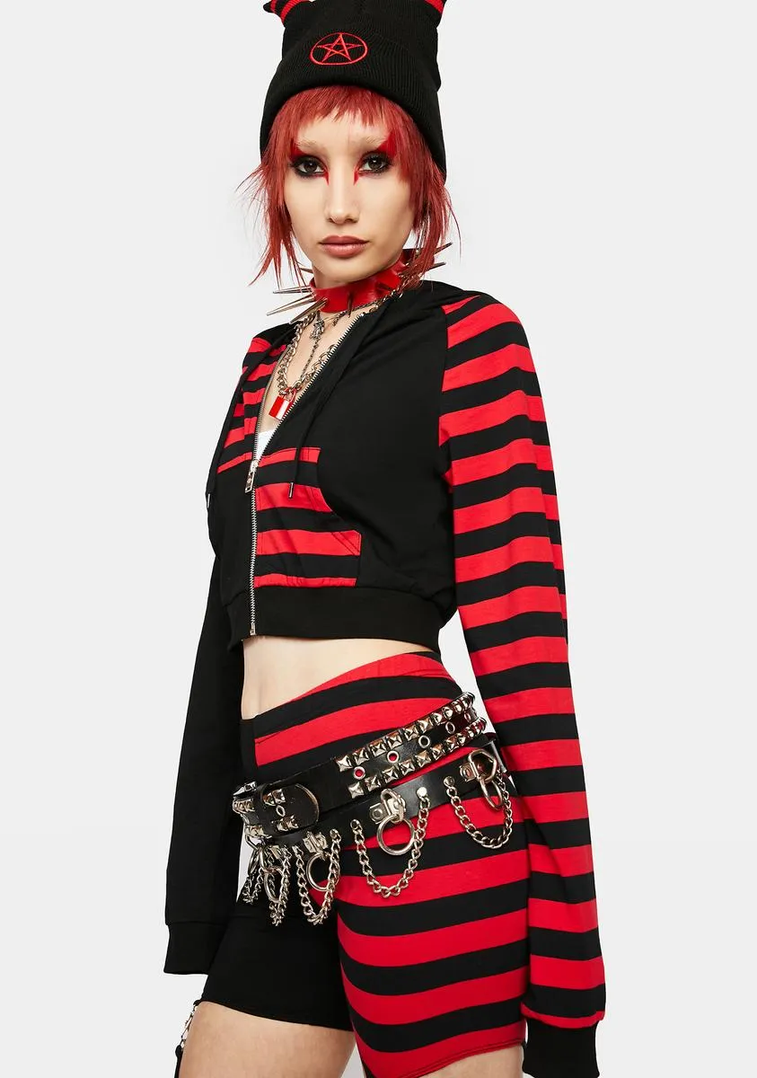 Psych 'Em Out Two Tone Hoodie sold by Dolls Kill product image thumbnail 2