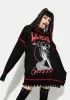 Chaotic Evil Knit Sweater sold by Dolls Kill
