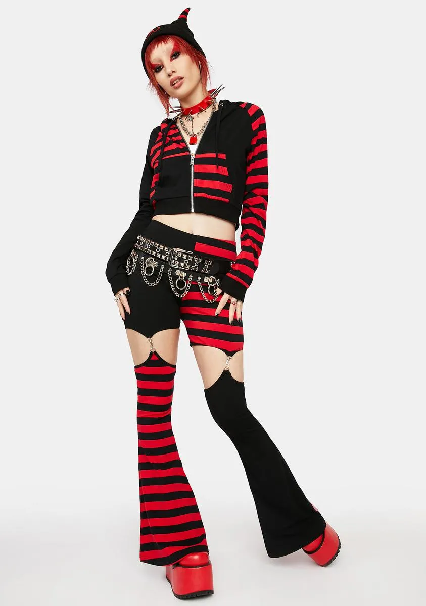 Psych 'Em Out Two Tone Hoodie sold by Dolls Kill product image thumbnail 3