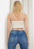 Lingering Feelings Ruched Crop Cami sold by Dolls Kill