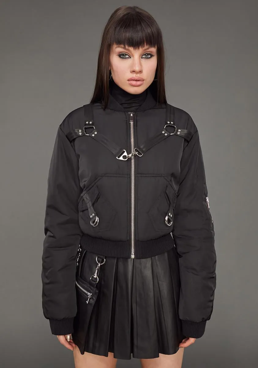 Baddie Undercover Bomber Jacket sold by Dolls Kill