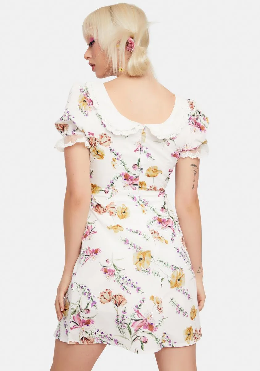 Floral Frantic Mini Dress sold by Dolls Kill product image thumbnail 4