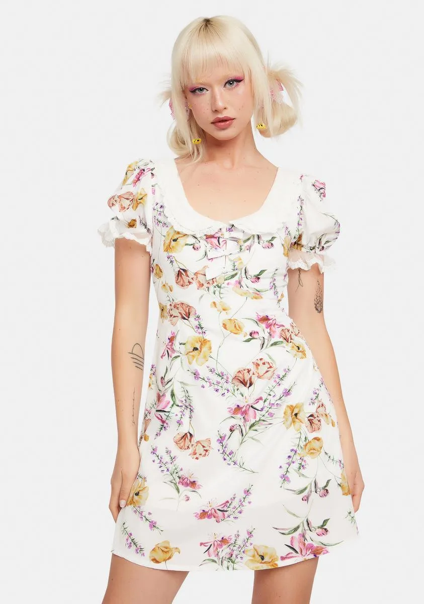 Floral Frantic Mini Dress sold by Dolls Kill