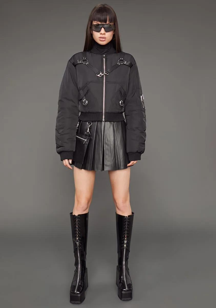 Baddie Undercover Bomber Jacket sold by Dolls Kill product image thumbnail 3