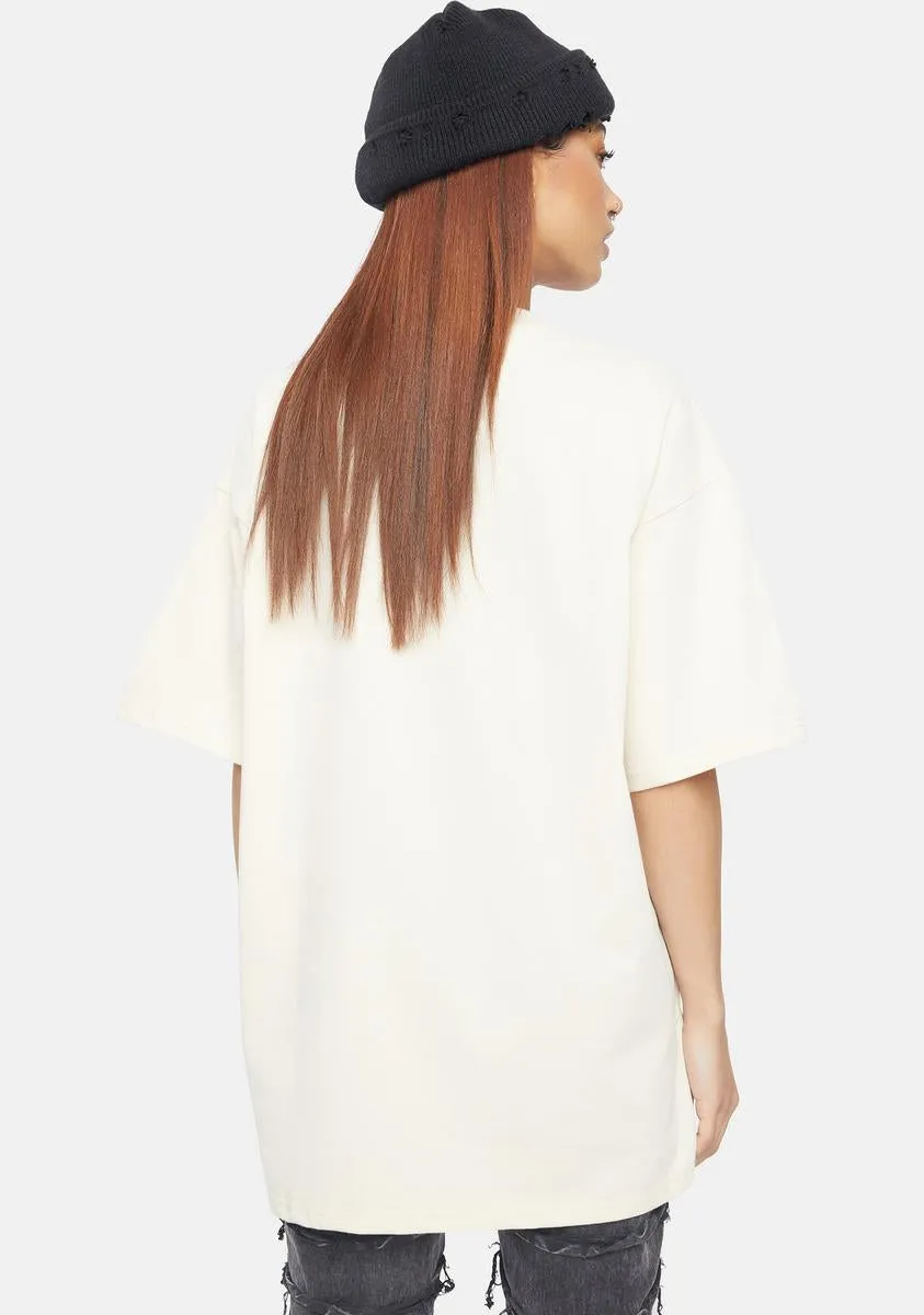 Sad Oversized Graphic Tee sold by Dolls Kill product image thumbnail 4