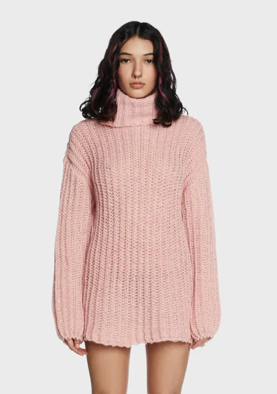 TV And Chill Turtleneck Sweater sold by Dolls Kill