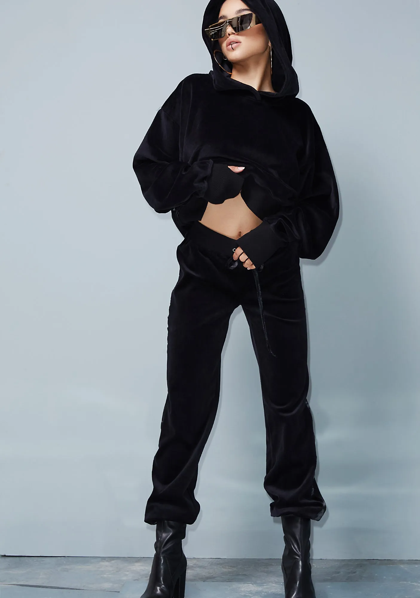 Doll Domination Velour Hoodie sold by Dolls Kill product image thumbnail 4