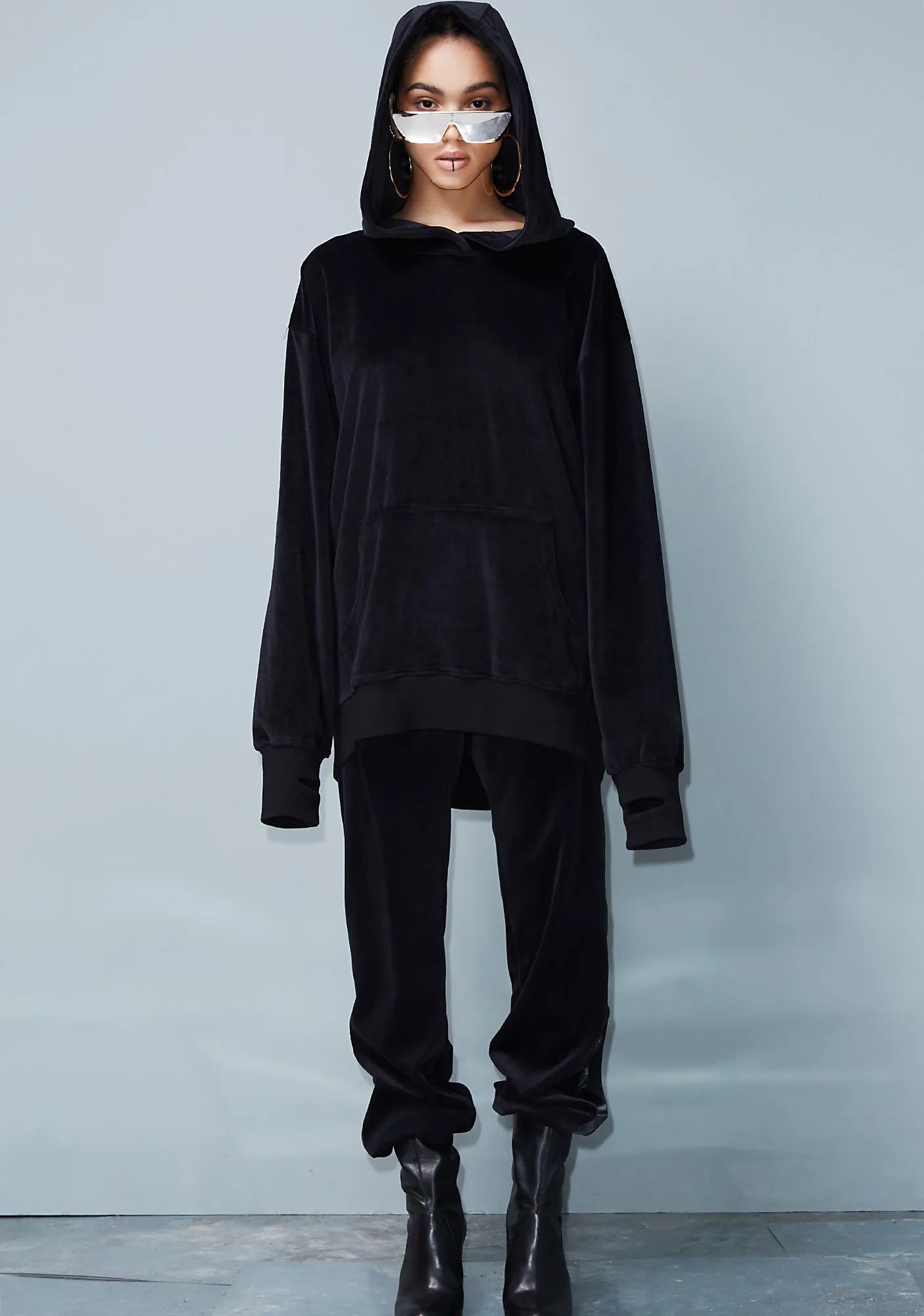 Doll Domination Velour Hoodie sold by Dolls Kill product image thumbnail 2