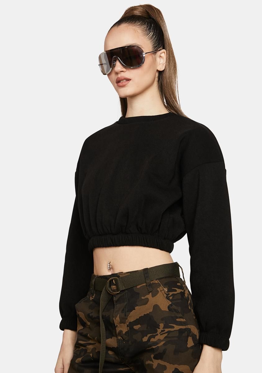 Night Nice To Me Cropped Sweater sold by Dolls Kill product image thumbnail 2