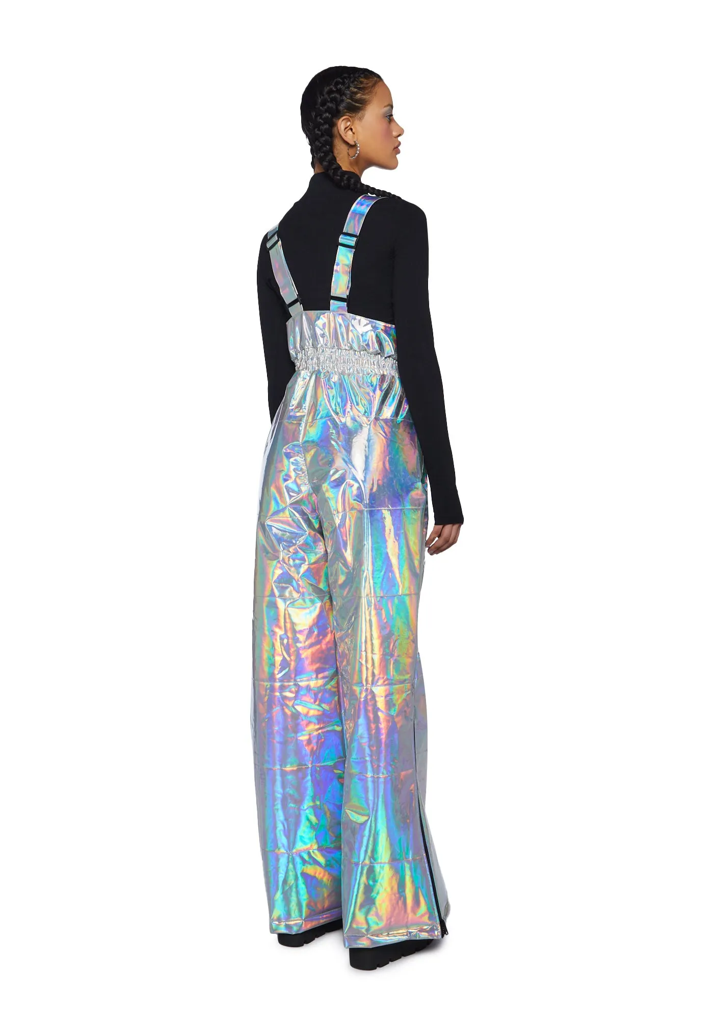 Dark Savage Signals Holographic Jumpsuit sold by Dolls Kill product image thumbnail 4