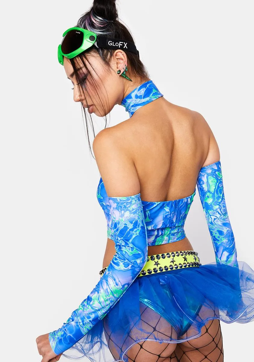 Wired For Life Printed Top sold by Dolls Kill product image thumbnail 4