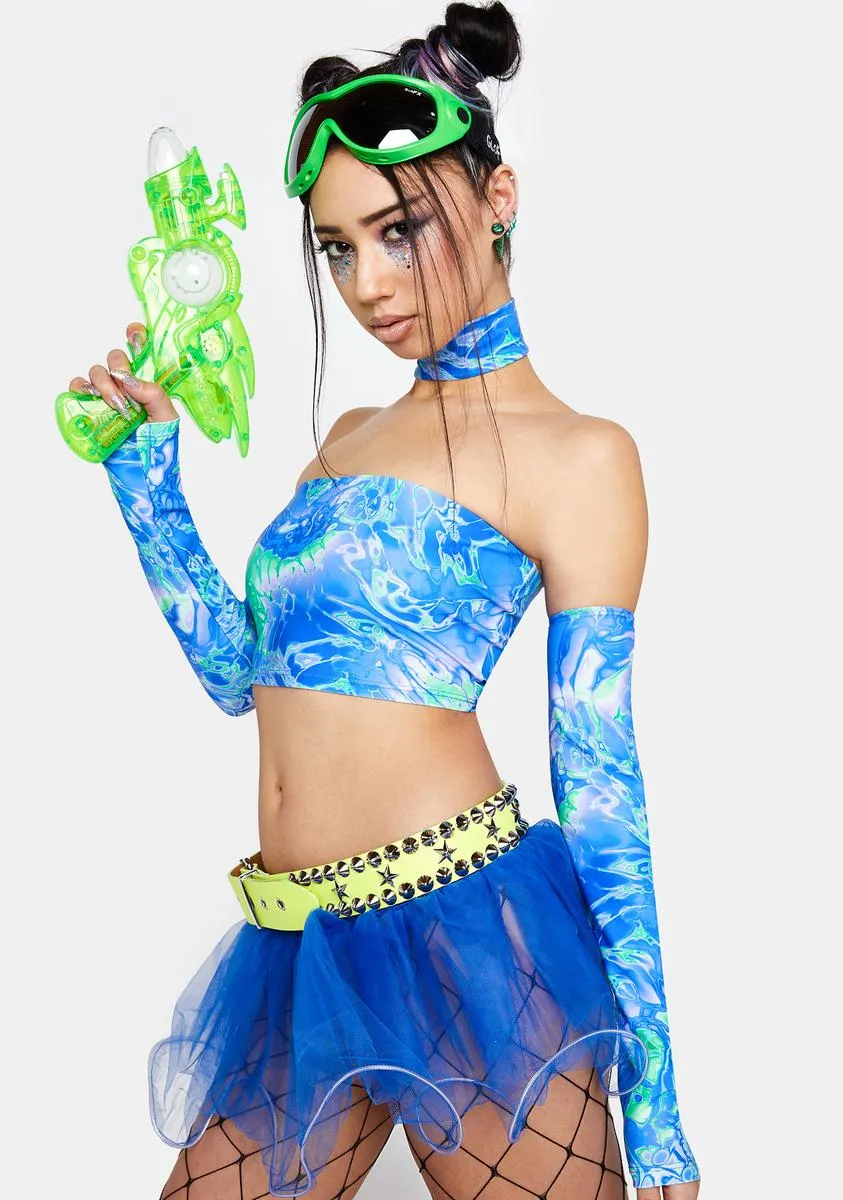 Wired For Life Printed Top sold by Dolls Kill product image thumbnail 2