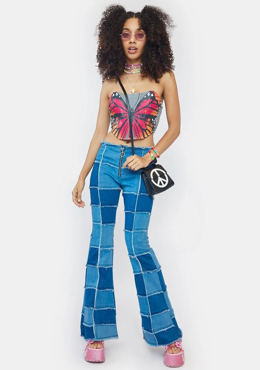 Ash Wings To Carry You Corset Top sold by Dolls Kill product image thumbnail 3