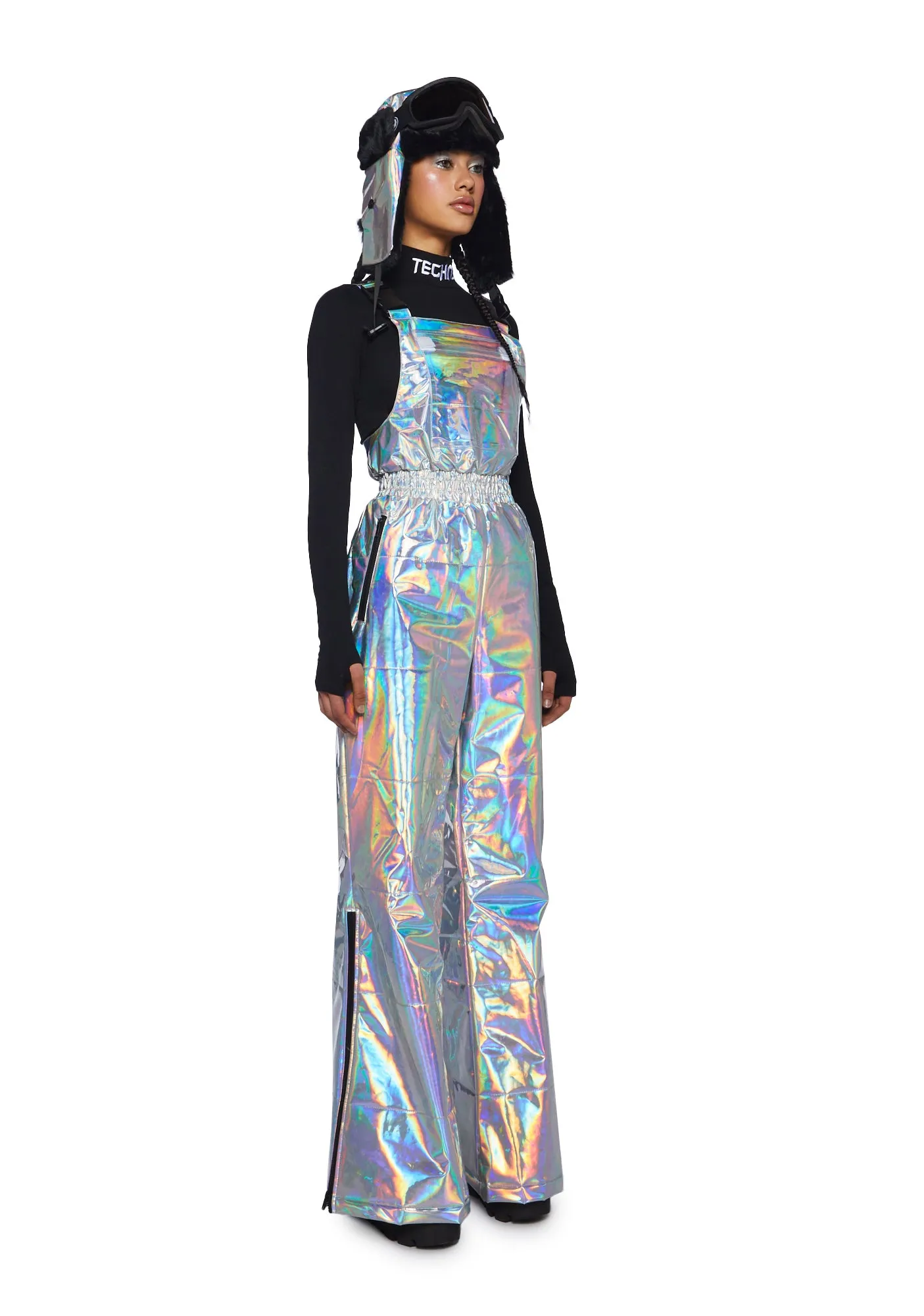 Dark Savage Signals Holographic Jumpsuit sold by Dolls Kill product image thumbnail 3