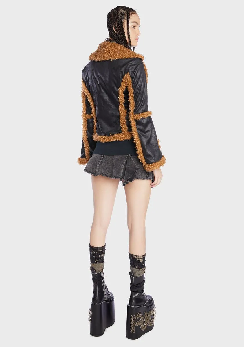 Fuzzed Out Faux Fur Jacket sold by Dolls Kill product image thumbnail 5