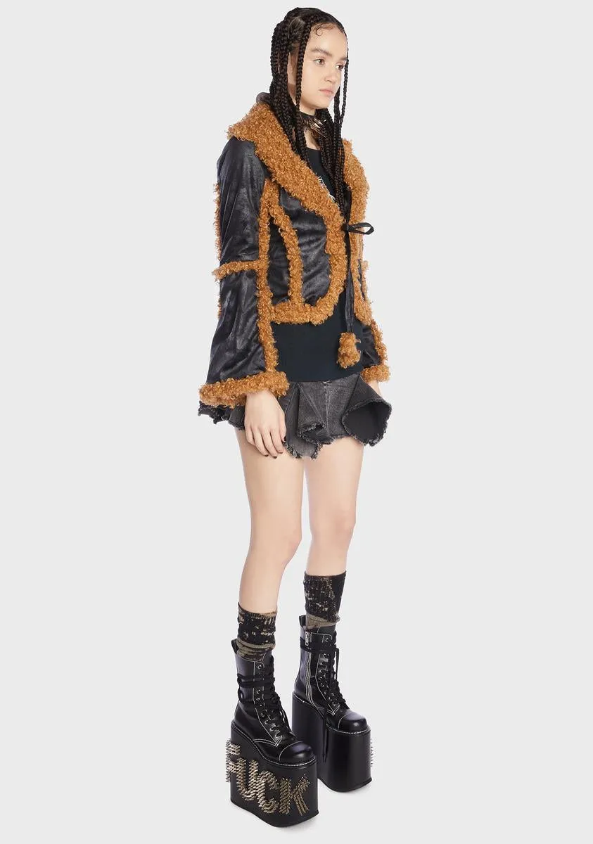 Fuzzed Out Faux Fur Jacket sold by Dolls Kill product image thumbnail 4