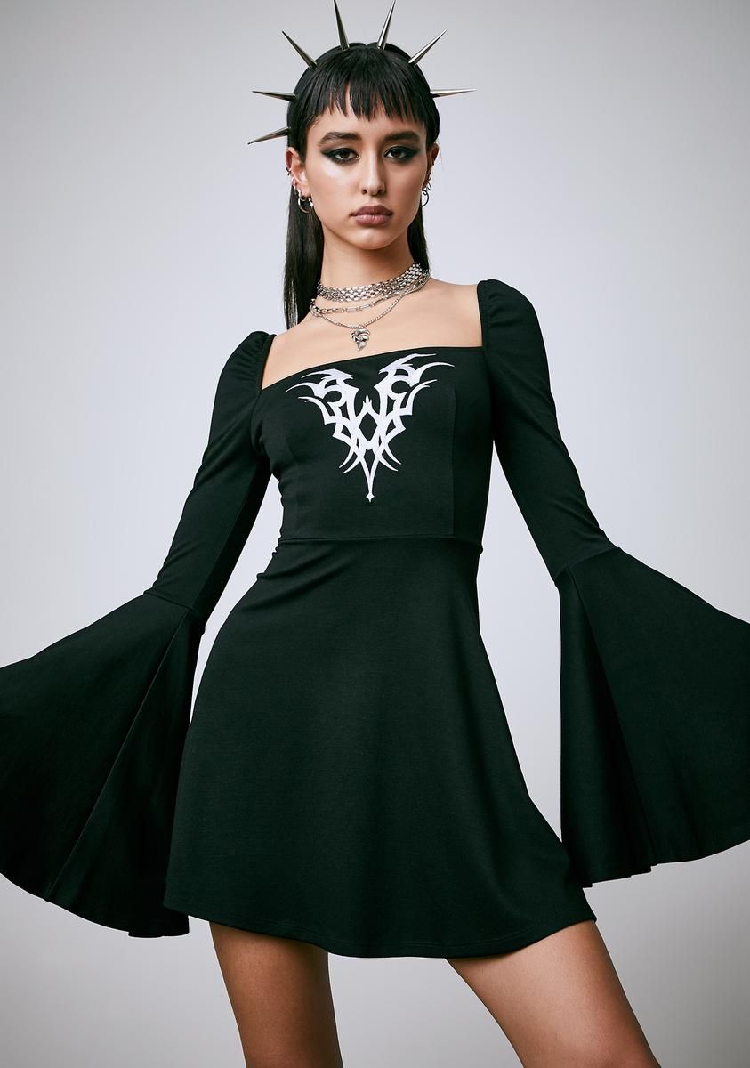 Remain Insane Babydoll Dress sold by Dolls Kill