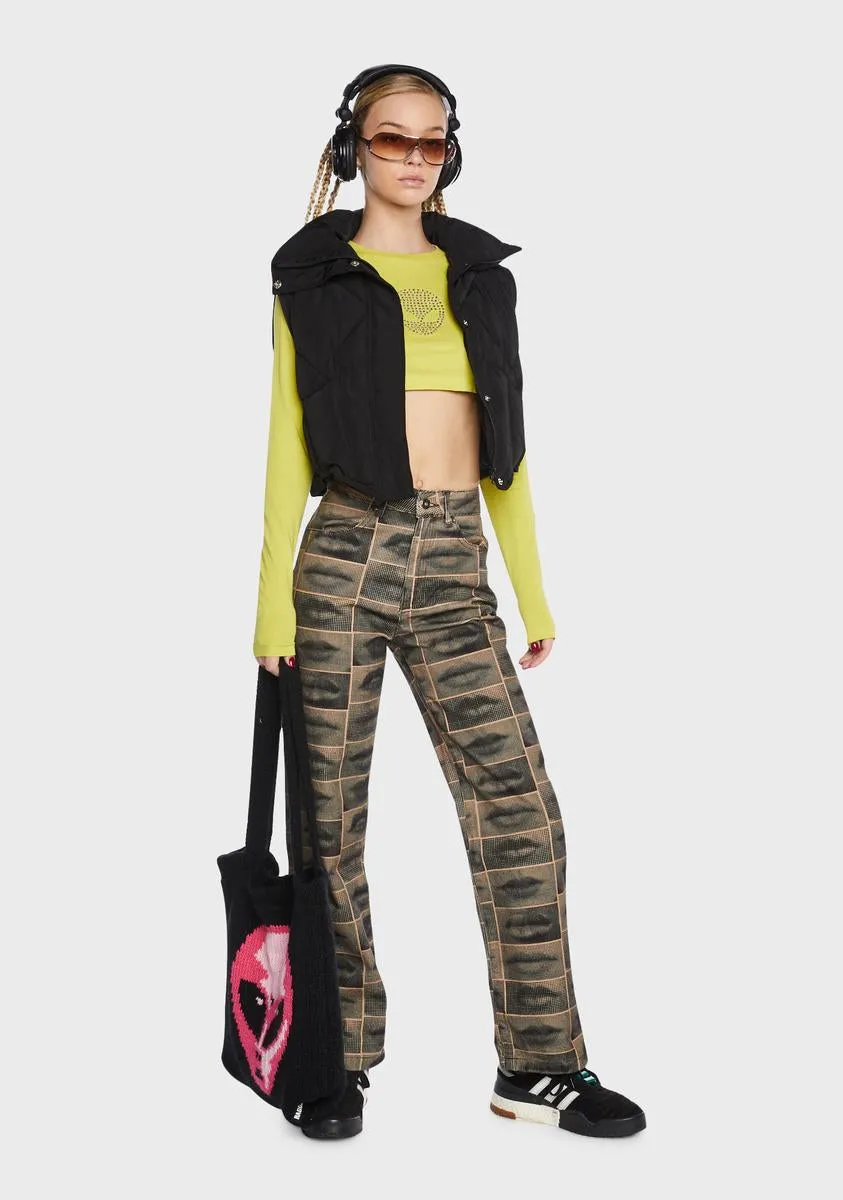 Alien Cropped Tee sold by Dolls Kill product image thumbnail 4